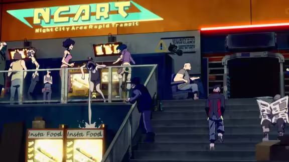 Notice the surveillance warning